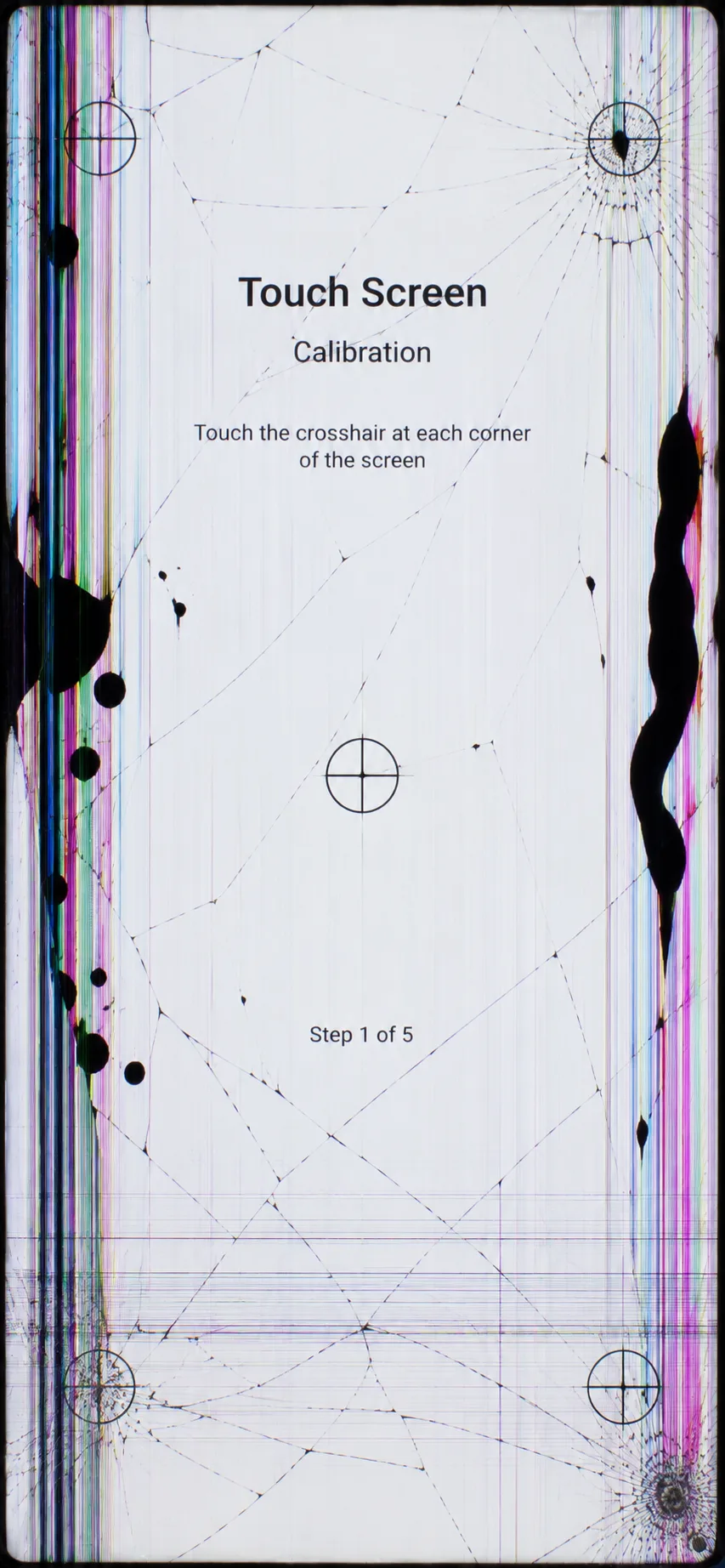 Android touchscreen glitch prank
