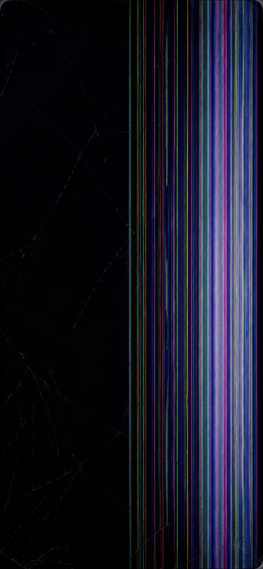 Broken OLED screen prank