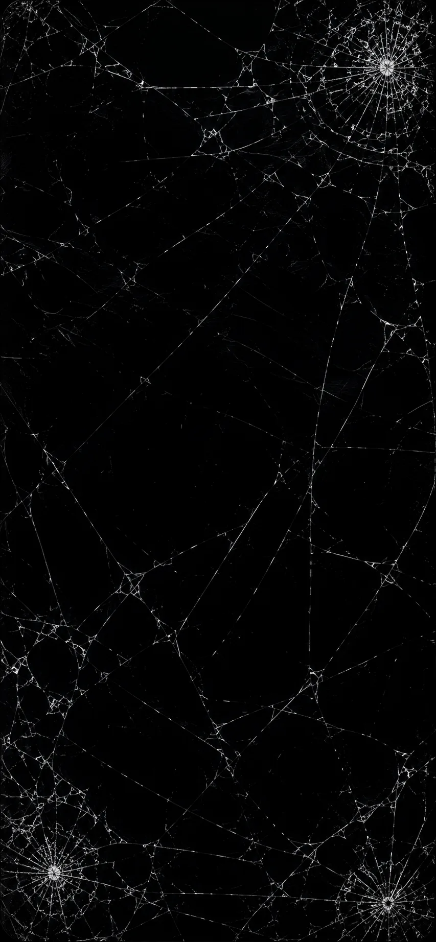 Cracked black screen prank