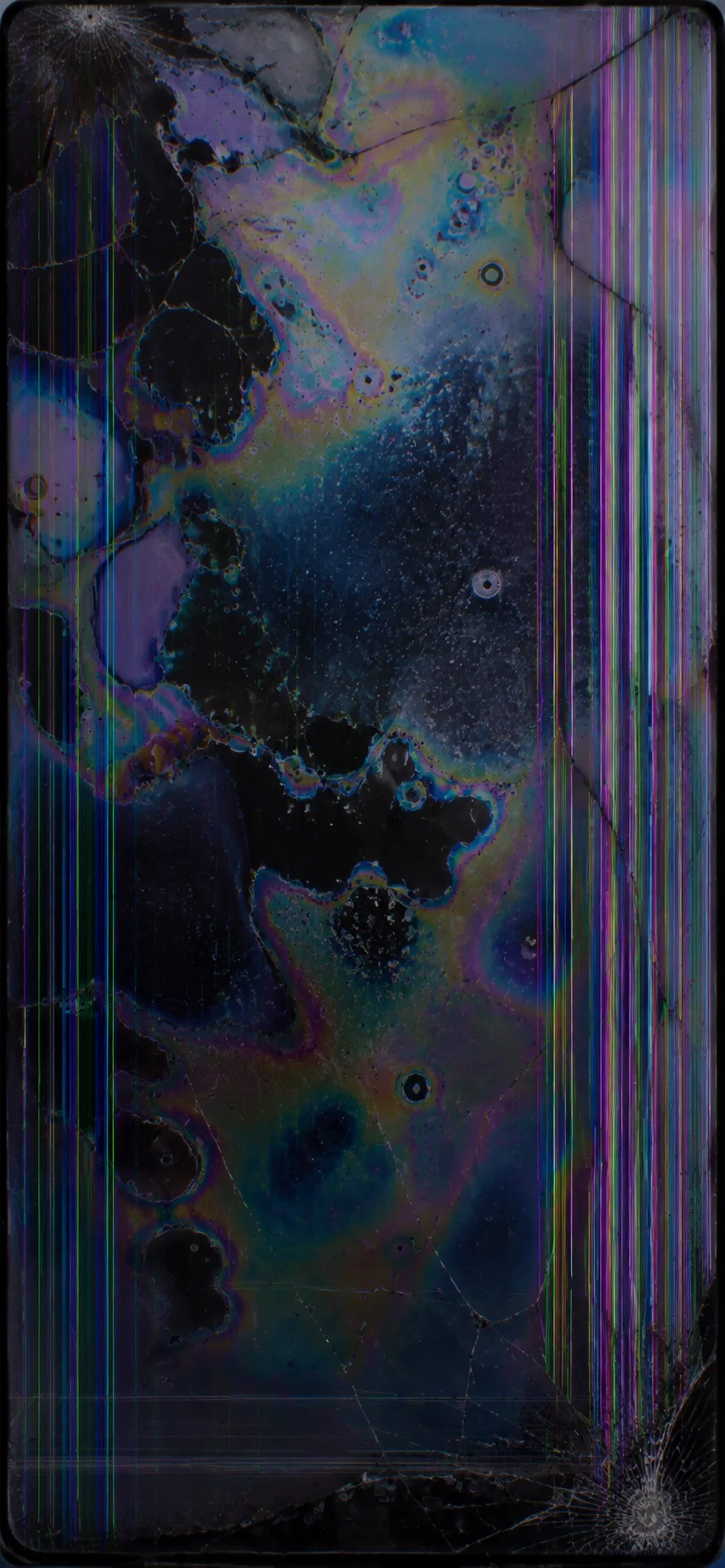 Water damaged phone screen prank