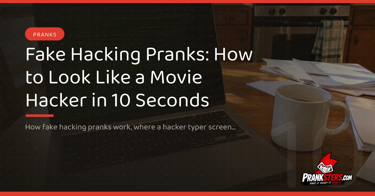 Fake Hacking Pranks: How to Look Like a Movie Hacker in 10 Seconds