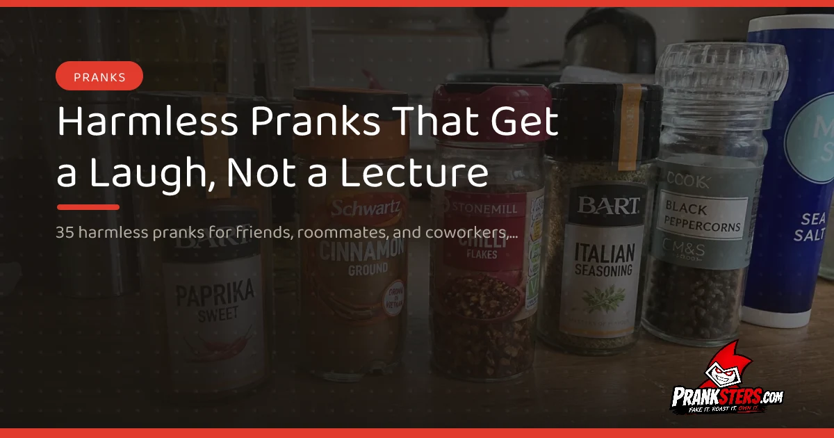 Harmless Pranks That Get a Laugh, Not a Lecture