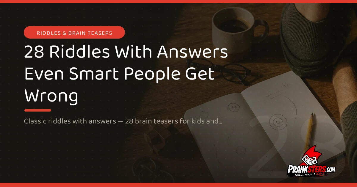 28 Riddles With Answers Even Smart People Get Wrong