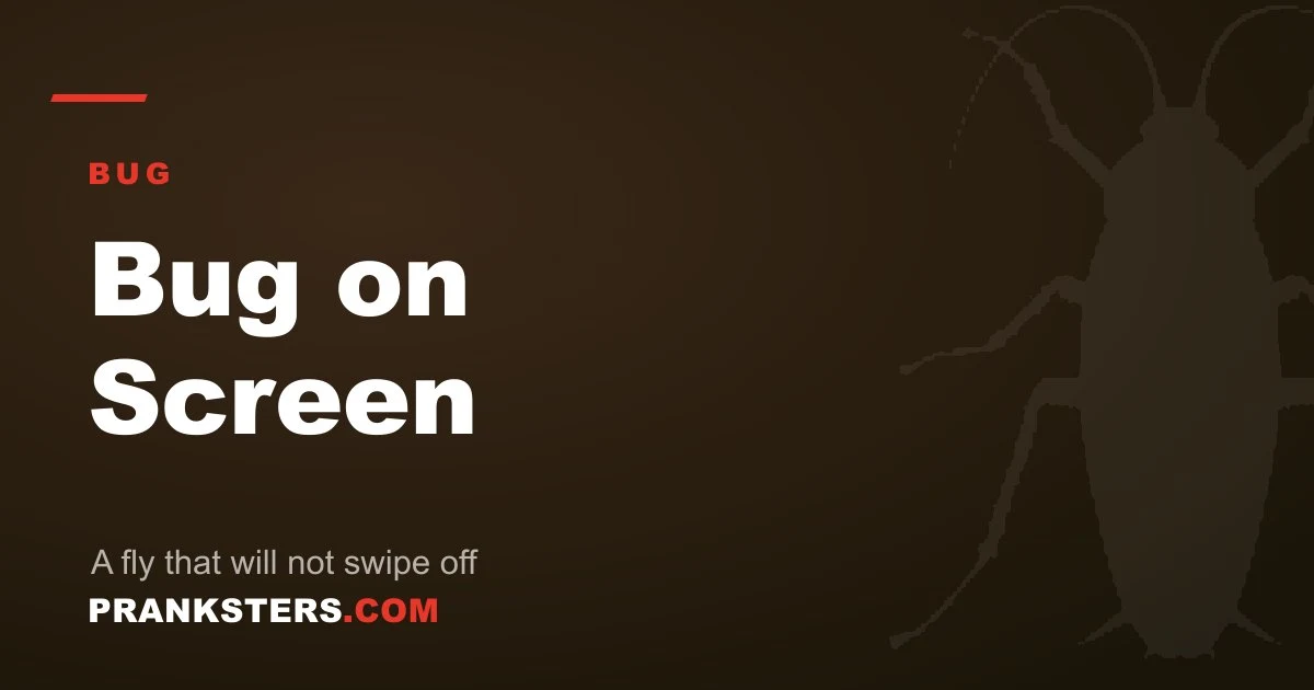 Bug on Screen