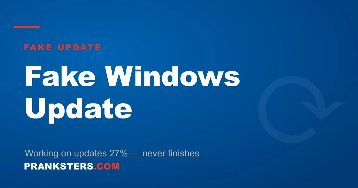 Fake Windows Update