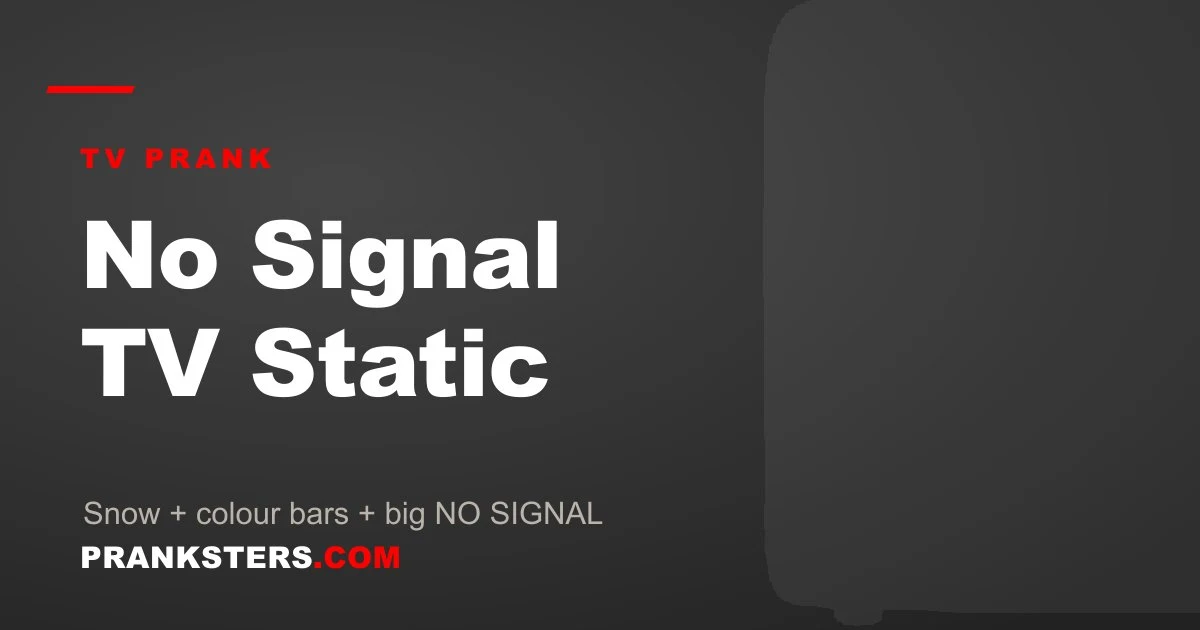 No Signal / TV Static